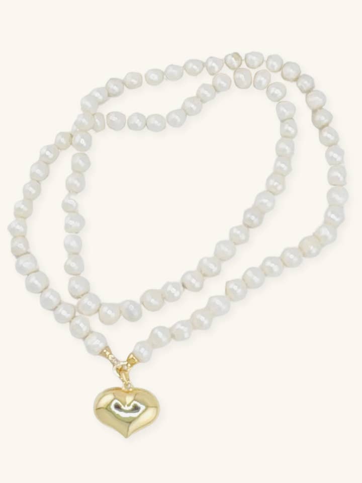 Forever Pearl Necklace for wholesale by Lalinde Design