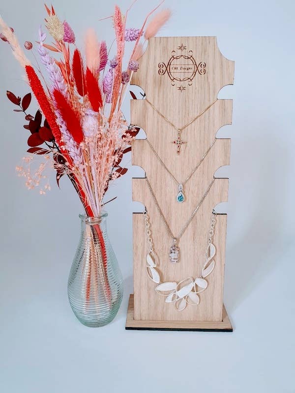 Beyond Wood – Suporte de joias e exposição por atacado – Suporte de colar6
