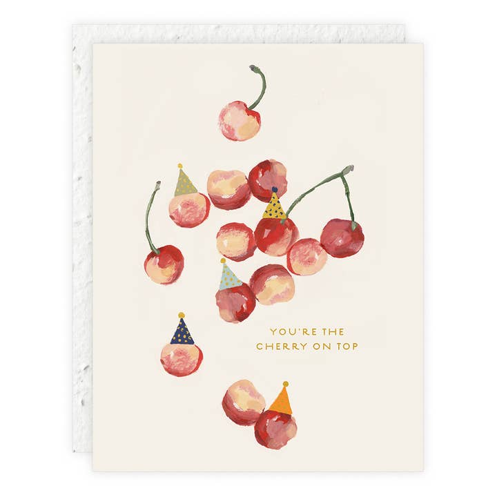 Seedlings - Wholesale Birthday Card - Cherry On Top - Birthday Card