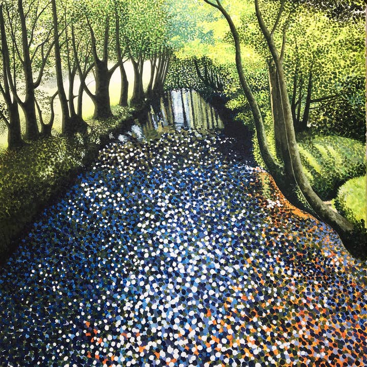 Lochranza Stream limited edition print for wholesale by Susan Entwistle Art