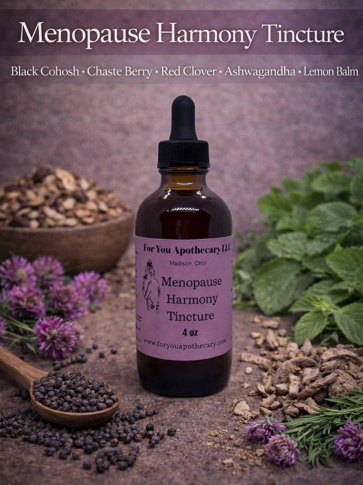 Menopause Harmony Tincture for wholesale by For You Apothecary LLC