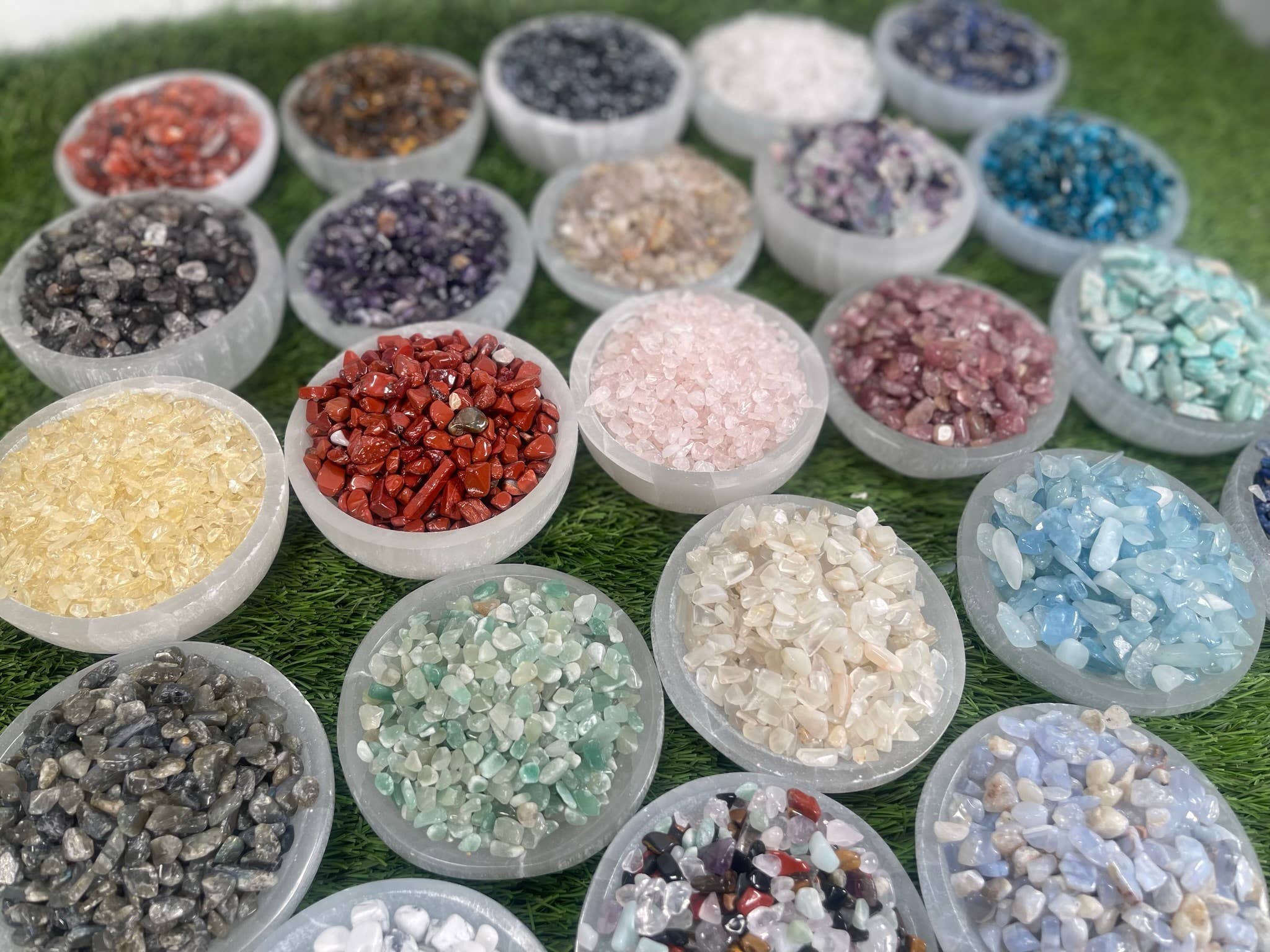 CaNatureLover - Wholesale Spiritual Stone/Crystal - Natural STRAWBERRY QUARTZ CHIP , Real Strawberry Quartz chip5