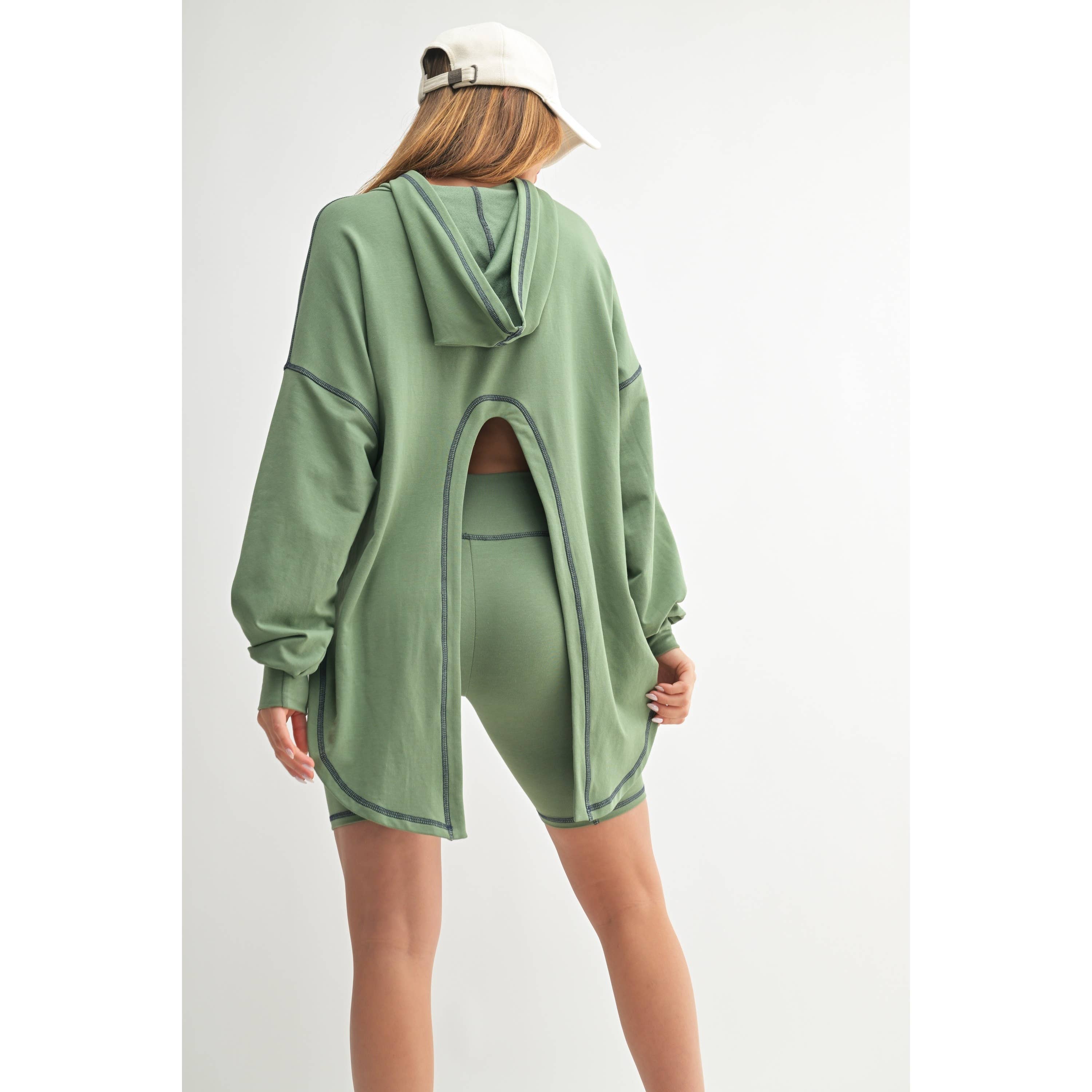 DORCAS - Wholesale Top & Short Set (NOT Loungewear) - Women's - HOODIE TOP AND SHORT SET0