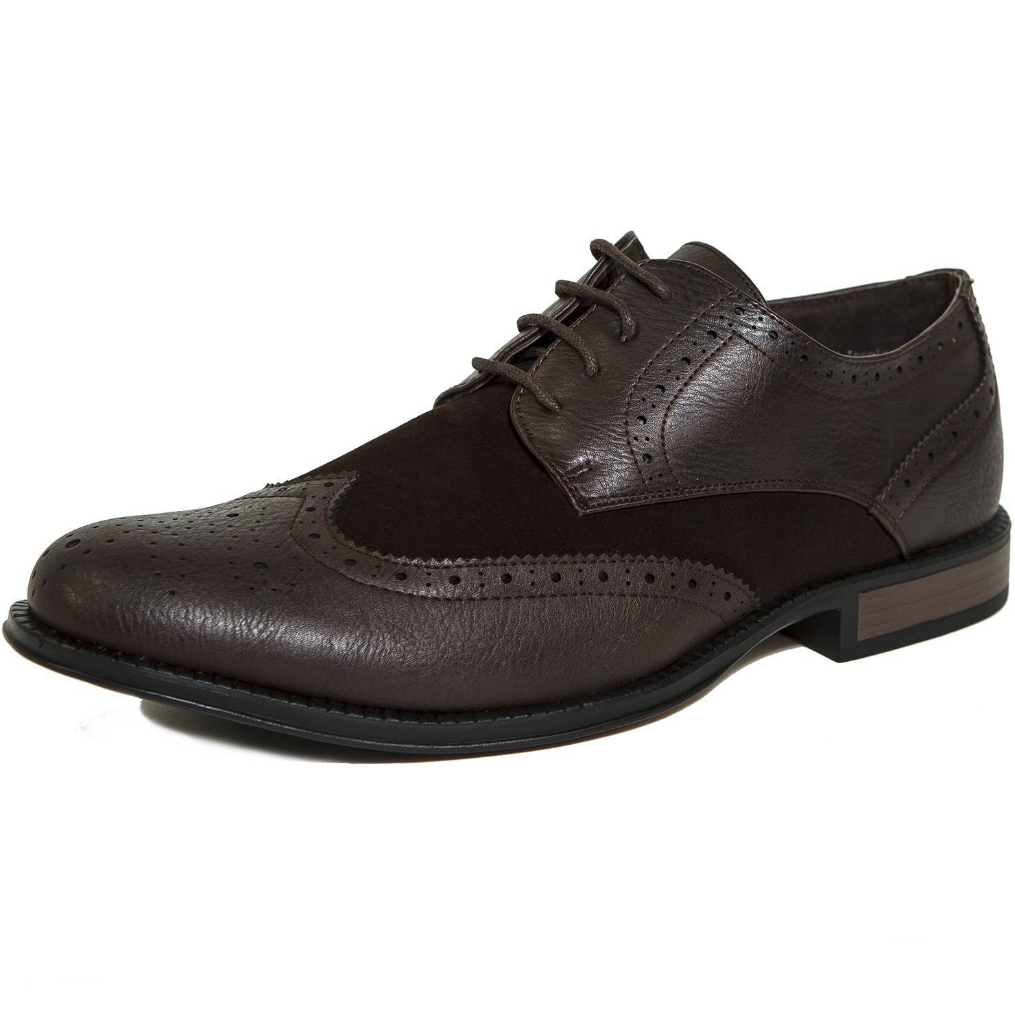 Alpine Swiss - Vente Richelieus – homme - Alpine Swiss Zurich Chaussures habillées à bout d'aile pour hommes Brogue bicolore à lacets Oxfords - ZurichP2T-Parent0