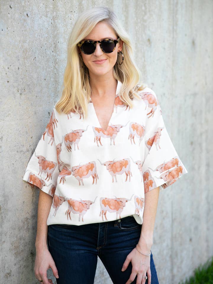 Black Label Kimono Tunic - Animal Collection for wholesale by Brooke Wright Designs
