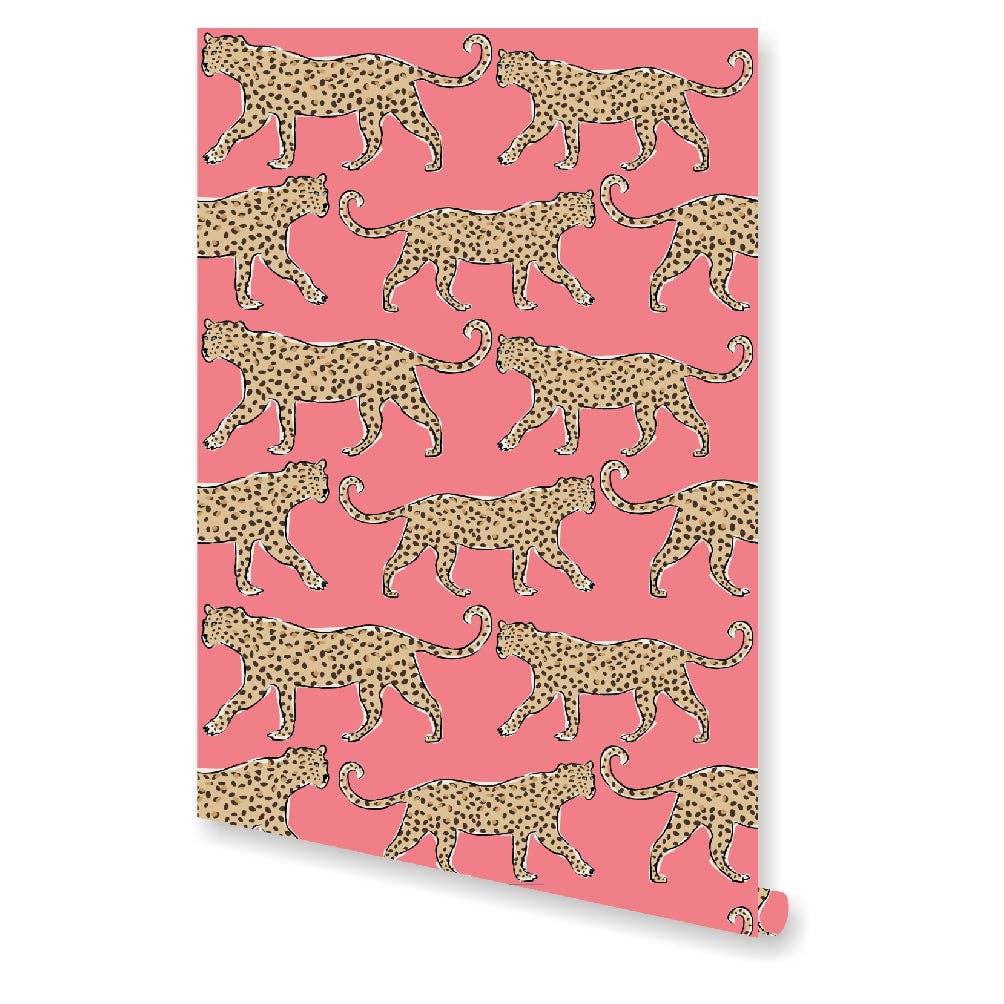 Clairebella Personalized Gifts & Pillows – wholesale Wallpaper – Leopard | Peel and Stick Wallpaper  | Pre-Pasted Wallpaper13