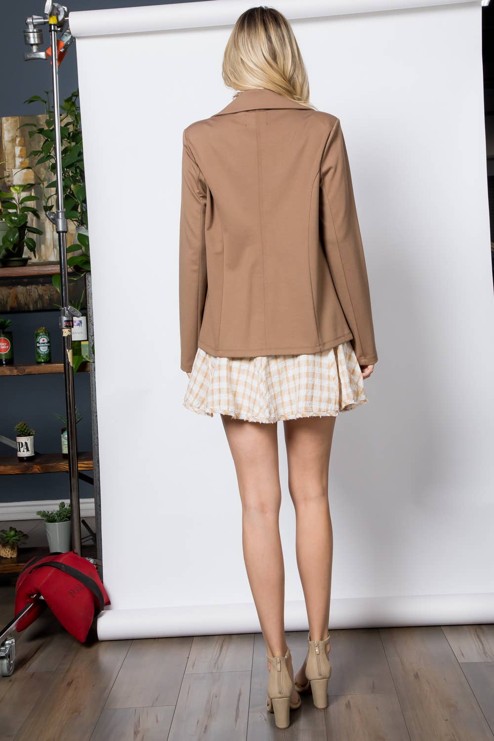 26 International - Wholesale Blazer - Women's - Ponte One Button Front /w Patch Pocket Blazer20