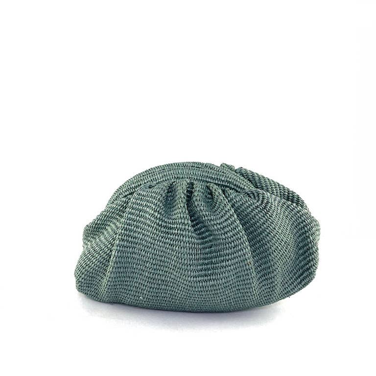 MILANO AMOUR - Vendita all'ingrosso Pochette - Donna - Maxi pochette Rochers in rafia con tracolla1