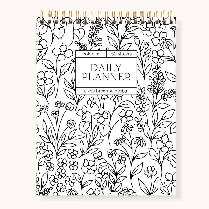 Elyse Breanne Design - Wholesale Planner - Color-In Daily Planner