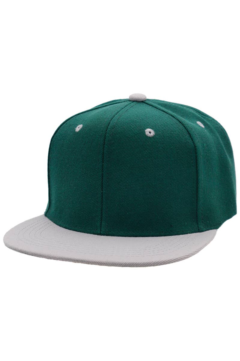 Cap Zone - Venta al por mayor Gorra snapback - Unisex - Gorra de sarga bicolor con visera plana en la parte trasera1