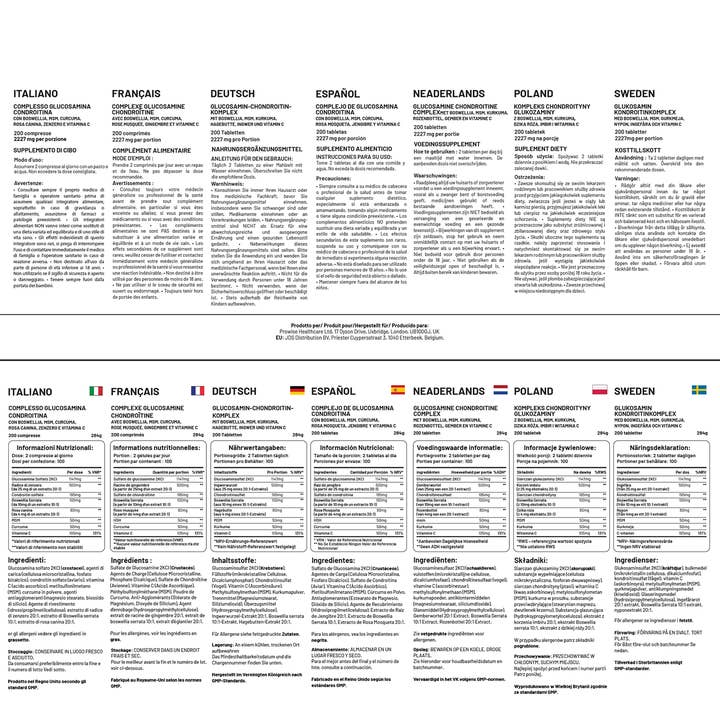 Prowise Healthcare - Wholesale Oral Supplement/Vitamin - Glucosamine and Chondroitin Complex 200 High Strength Tablet2