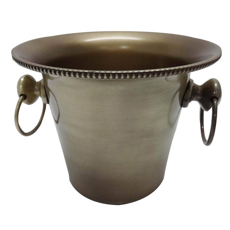 A&B Home Group Inc. - Vendita all'ingrosso Borsa termica/frigo - Secchiello refrigerante per vino 8x7x6" con manici - Bronzo0