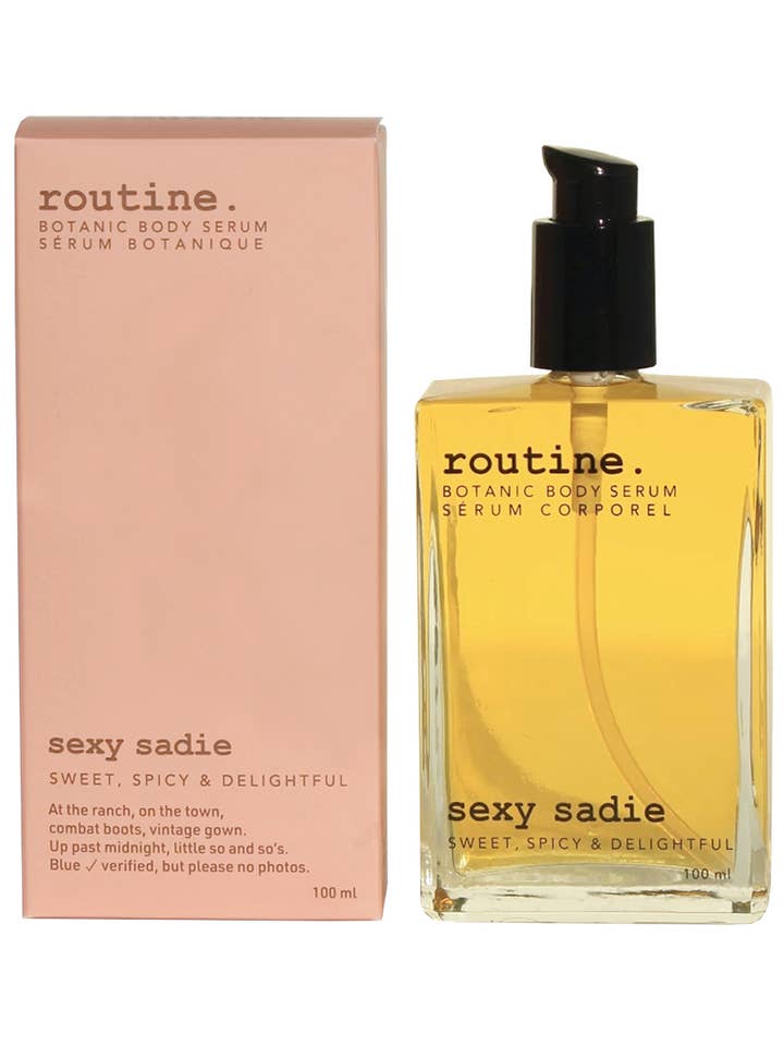 Huile corporelle botanique Sexy Sadie 100 ml pour la vente par Routine Natural Beauty