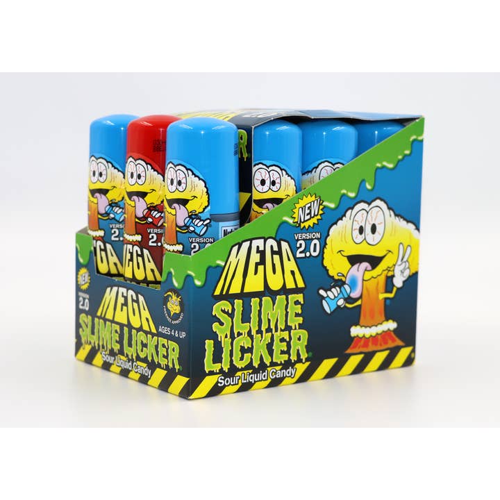 Grandpa Joe's Candy Shop - Wholesale Gummy - Toxic Waste MEGA Slime Licker 2.0, 12ct