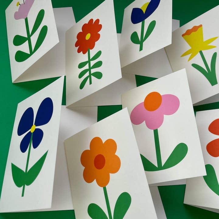 My Darlin' - Vendita all'ingrosso Biglietti di auguri generici - Biglietto bianco Flower Friend n. 3, Crocus Madame2