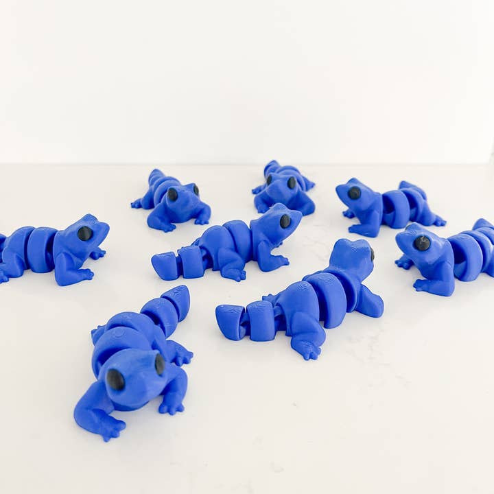 3D Printed Articulated Lizard Fidget Toy - Custom Color for wholesale by Lauren Ann Boutique & Designs