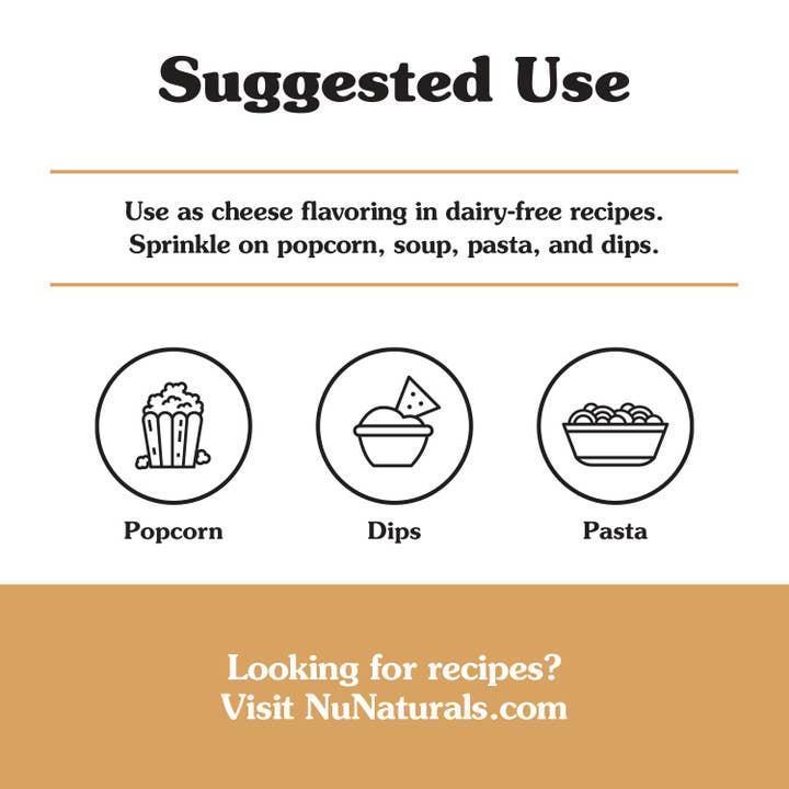 NuNaturals - Wholesale Protein/Superfood Powder - Non-Fortified Nutritional Yeast 24 oz (76 servings)5