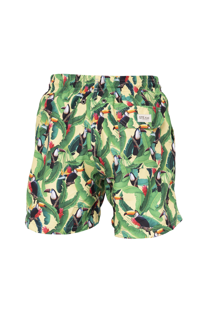 Steam Beachwear - Wholesale Swim Shorts - Men's - Toucan Yellow1