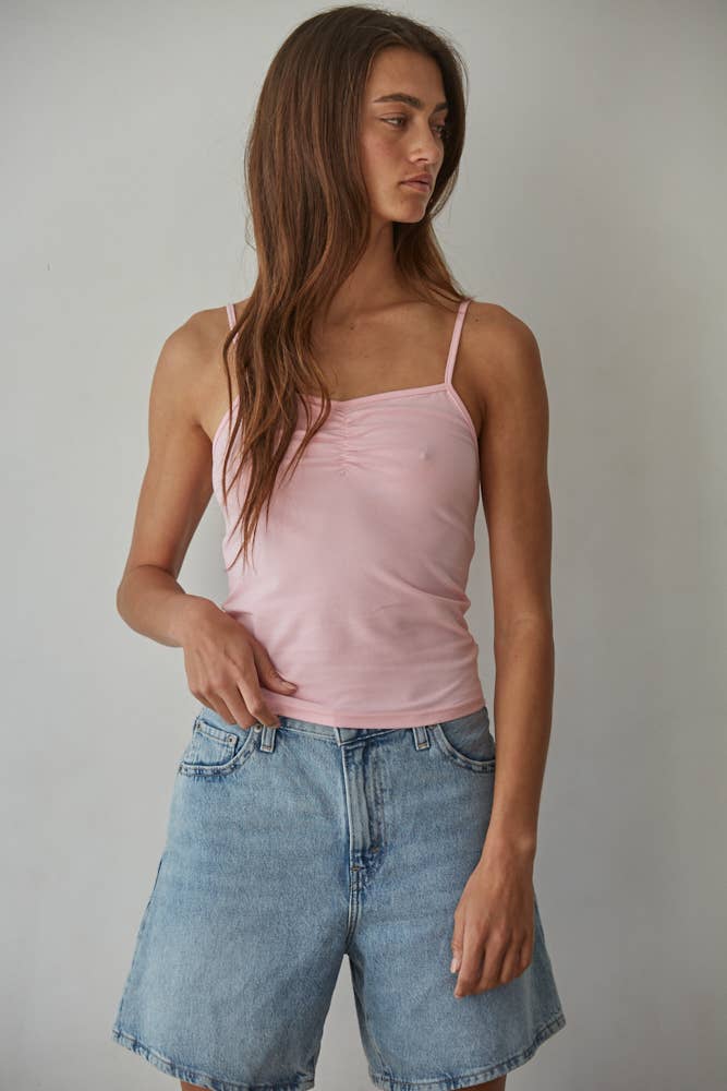 By Together - Wholesale Camisole - Women's - L8502 | Knit Cotton Spandex Jersey V-Neck Cami Top13