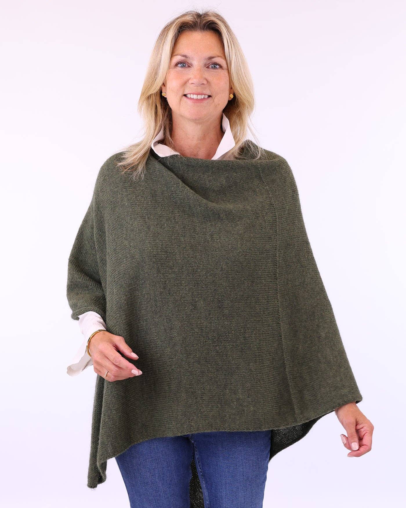 Cadenza Italy Ltd - Wholesale Poncho - Women's - Alpaca Blend Poncho8