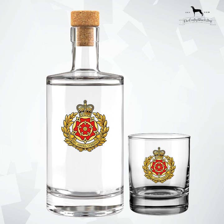 Duke of Lancaster Regiment - Fyll din egen spritflaska för wholesale av Thecraftyblackdog