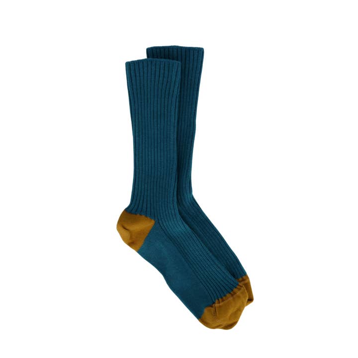 Maison Causettes - Wholesale Socks - Women's - Women's organic cotton socks - Marcelle bi-Menthe