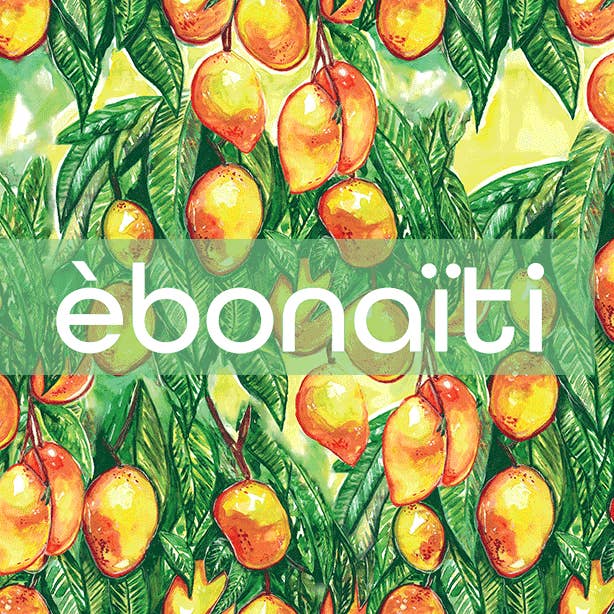 Ebonaiti - Wholesale Art Print - Mini Print Sweet Mango tropical watercolor1