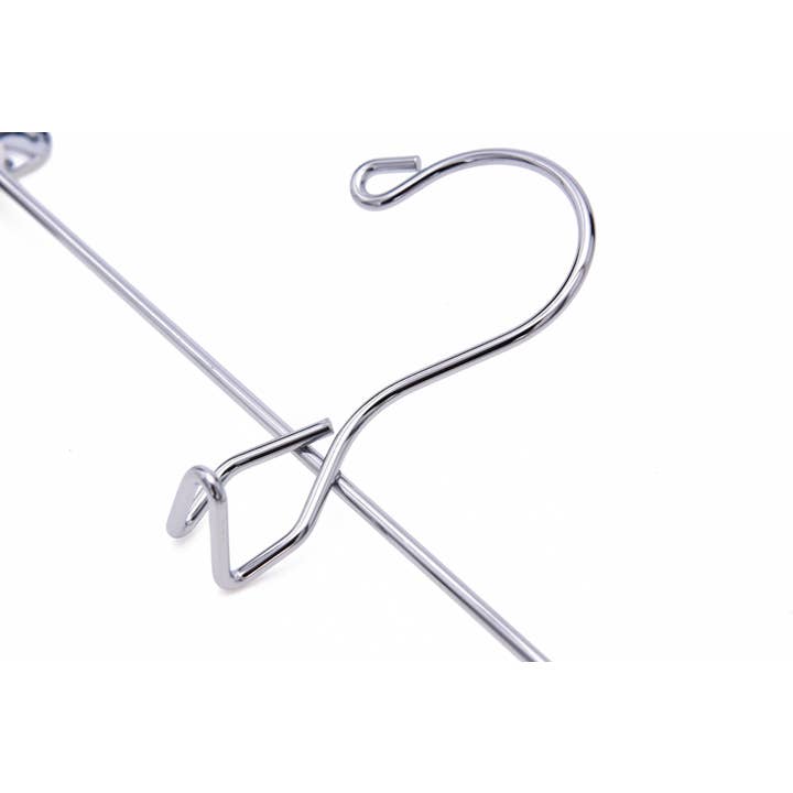 Quality Hangers - Wholesale Clothes Hangers - M054 Heavy Duty Metal Add On Hanger Wide Clips - 72 pcs