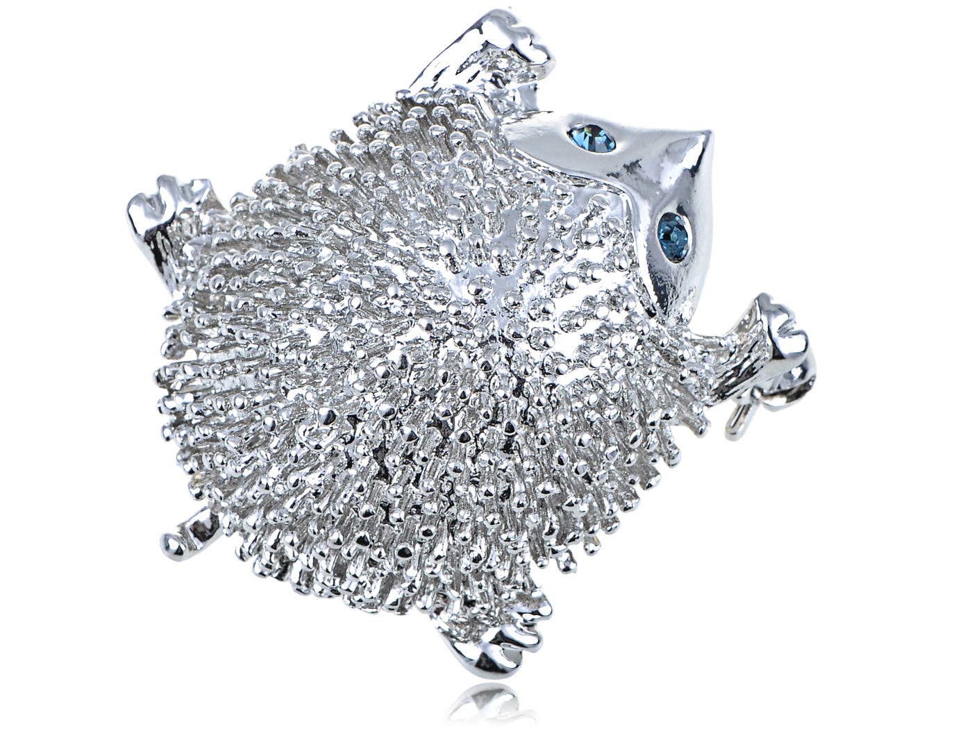 AK Brand - Wholesale Brooch - Blue Hedgehog Porcupine Critter Animal Brooch Pin0