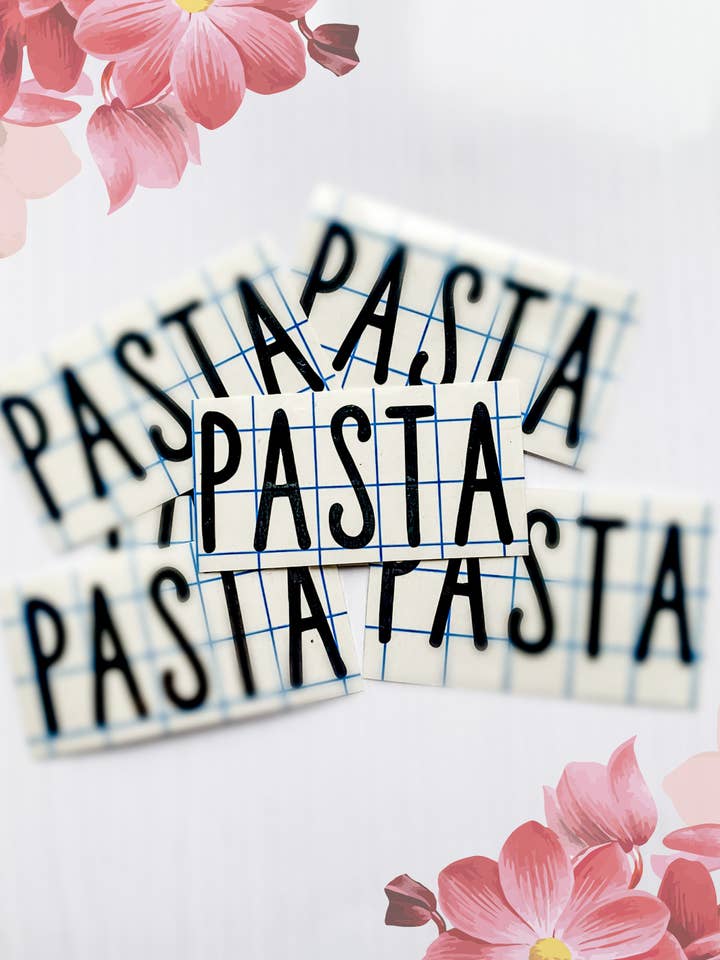 Pasta Vinyl Decal for wholesale by Blossom & Bloom