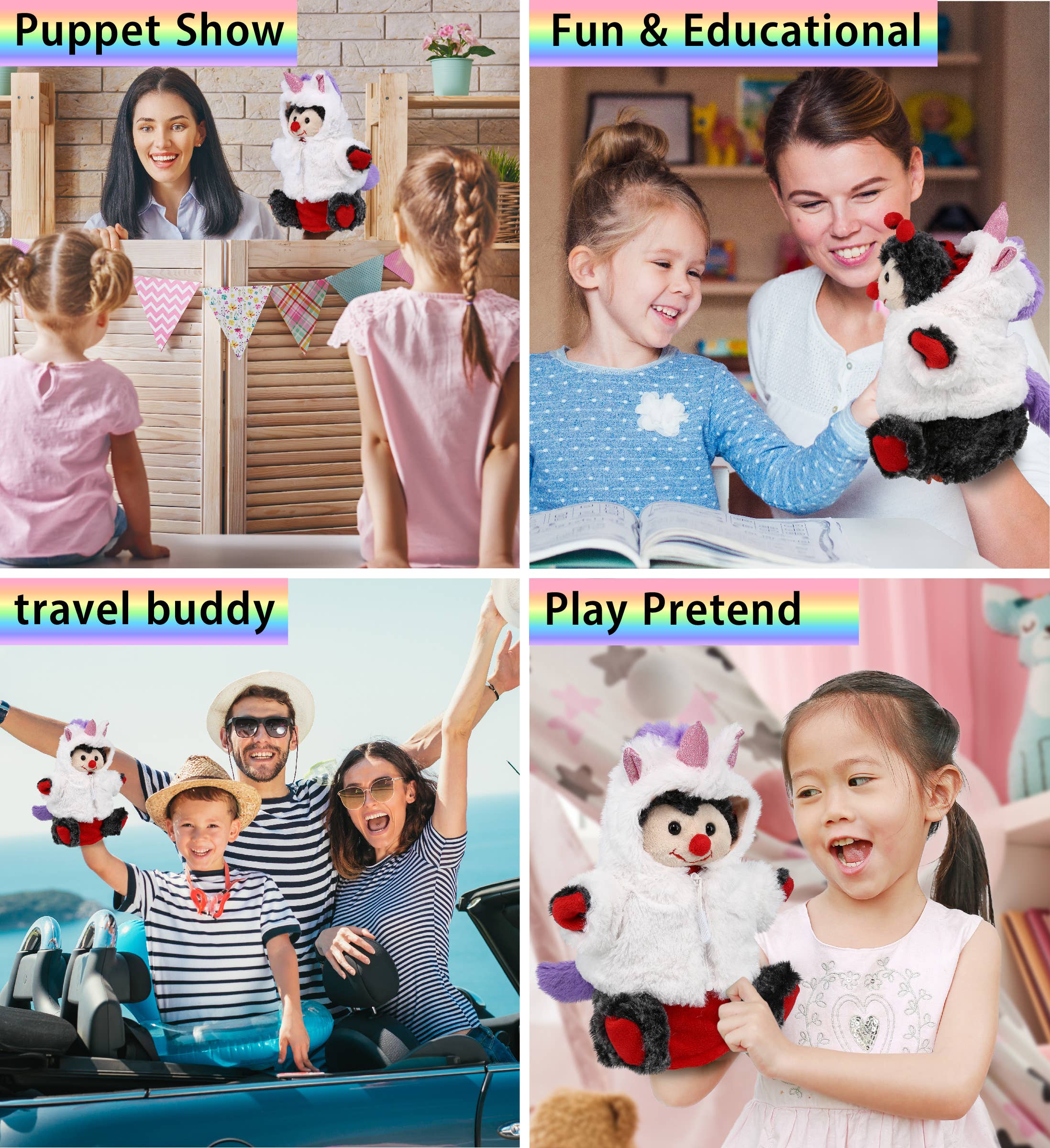 Cota Global – wholesale Fyllda/plyschleksaker - Barn och baby – Gosedjursenhörning - Supermjuk Gosedjurshanddocka - Nyckelpiga3