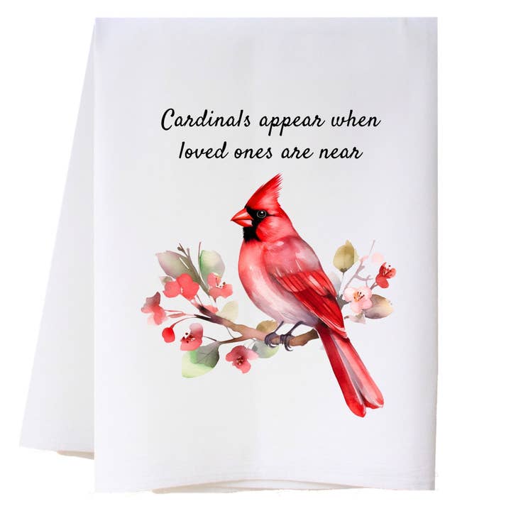 Torchon de cuisine Cardinals Appear pour la vente par Cora & Pate