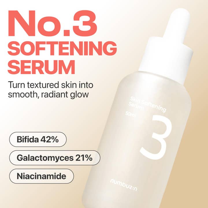 Glowiss - Wholesale Facial Serum/Concentrate - NUMBUZIN No.3 Skin Softening Serum 50ml 1.69 fl. oz.3