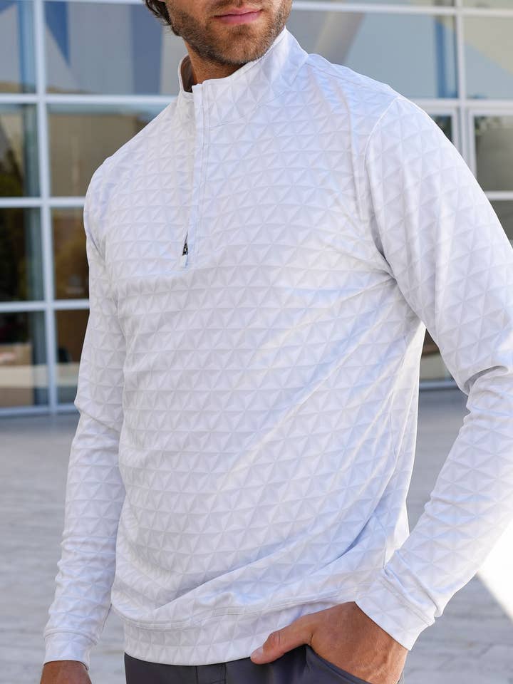 USA Palm - Wholesale Sweatshirt - Unisex - Cloud 1/4 Zip63