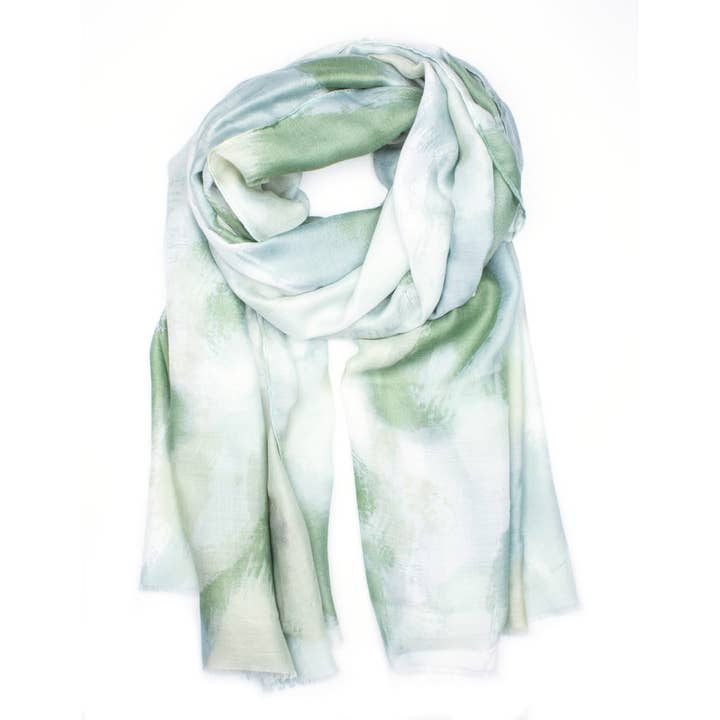 Mende Sjal Grön for wholesale by 7East