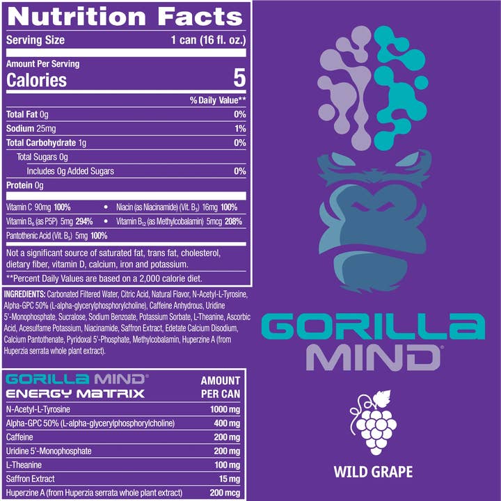 Campus Protein - Wholesale Sports/Energy Drink - Gorilla Mind Energy Drink23