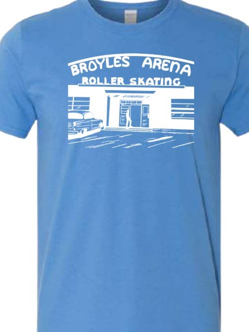 Broyles rulleskøjteløb Tee (Størrelse S-2XL, 100ct.) for engroshandel hos 413 Shirts