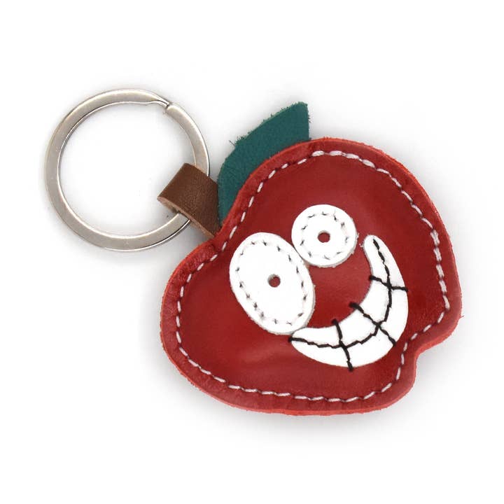 Lächelnder Apfel handgefertigter Leder für den Großhandel von Triballi Leather Products