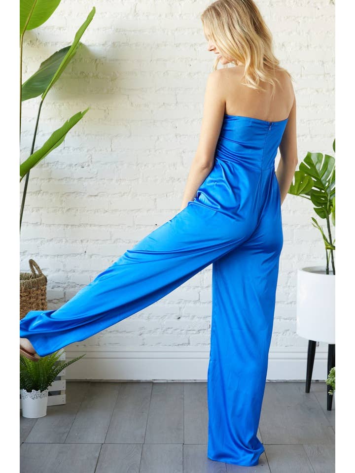 Hers & Mine - Vendita all'ingrosso Tuta intera - Donna - TUTA CON BUSTO A TUBO IN RASO9