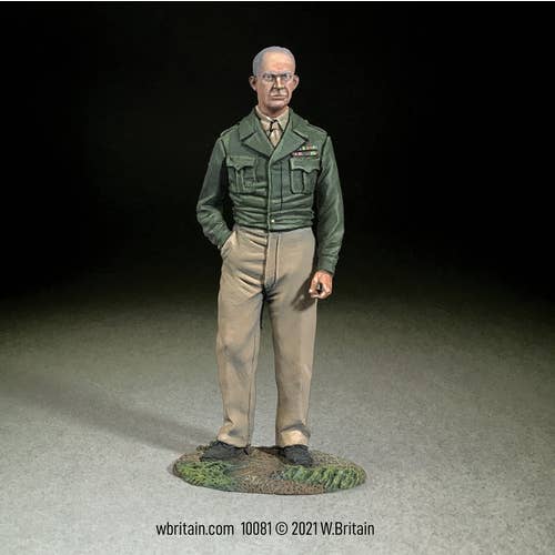 10081 - Amerikaanse generaal Dwight D. Eisenhower, Tweede Wereldoorlog voor wholesale door W.Britain Model Figures