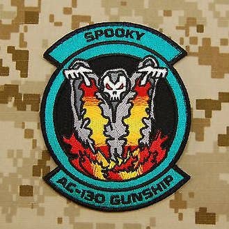 Ace Combat SPOOKY AC-130 Squadron Embroidered Patch for wholesale by BritKitUSA