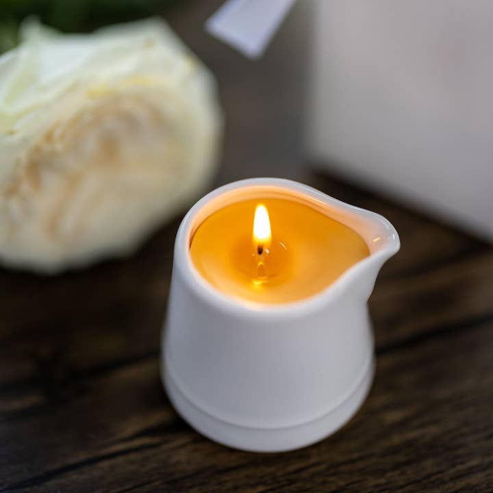 MySunshineCandless - Wholesale Jar/Filled Candle - Massage Candle with therapeutic essential oils ,Handmade