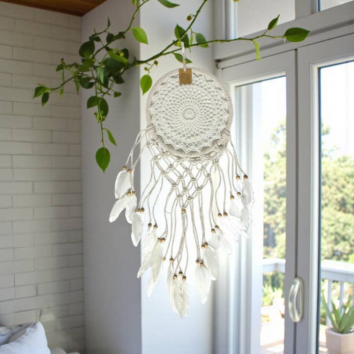 Dreamcatcher - Large Crochet for wholesale by Earths Elements Wholesale