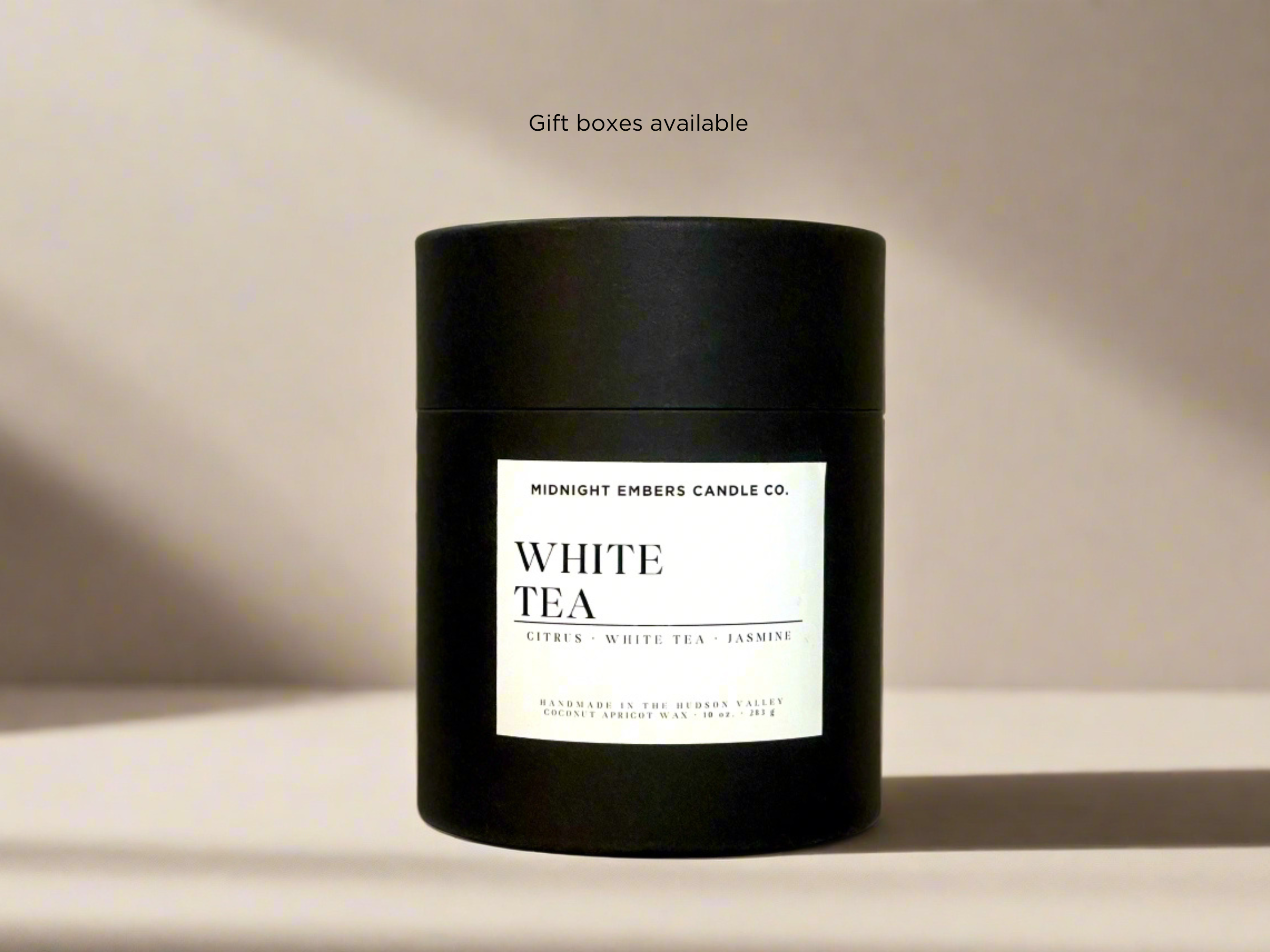 Midnight Embers Candle Co. - Wholesale Jar/Filled Candle - Hearth + Home 8 oz. Candle1