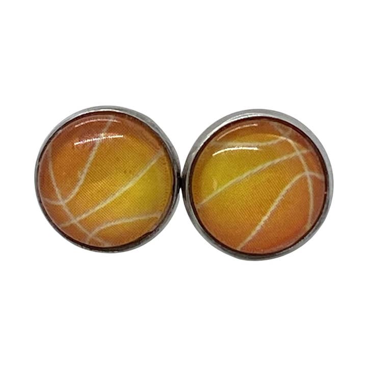 Basketball Stud Earrings for Women Mom Fan Gift for wholesale by Our Little Charms