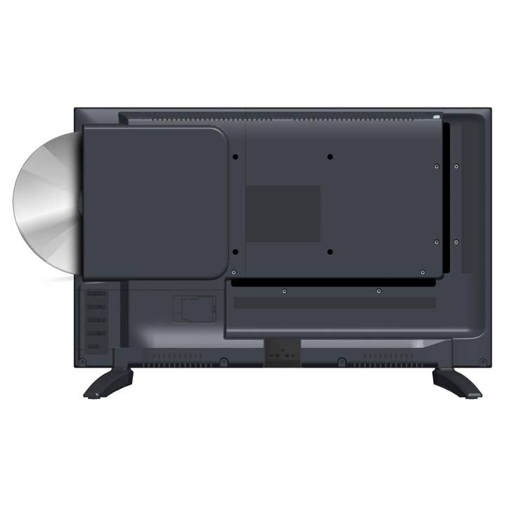 JupiterGear Home – wholesale Console table – Supersonic 19-inch LED Smart HDTV with DVD Player