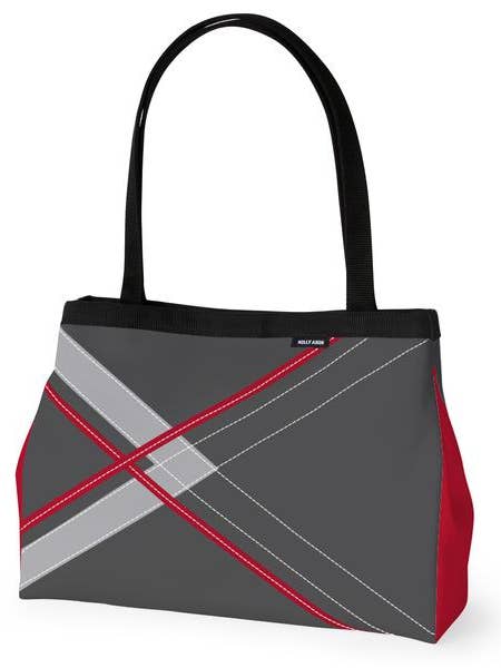 TURBO (STOR SNAP-SIDE TOTE - ARGYLE) for engroshandel hos Holly Aiken Bags