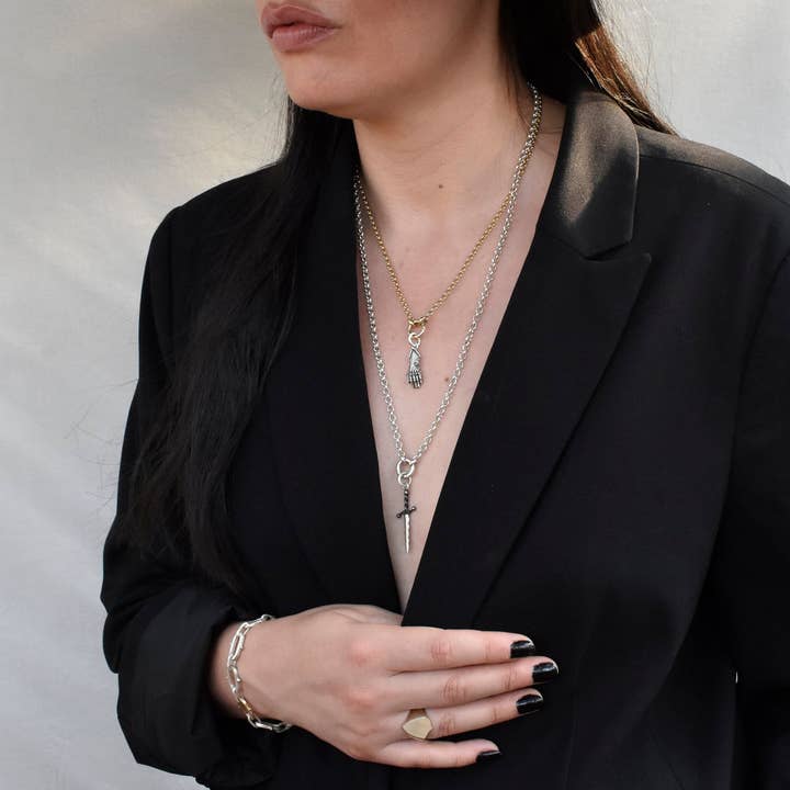 Morgaine Faye - Wholesale Link & Chain Necklace - Tether Chain22