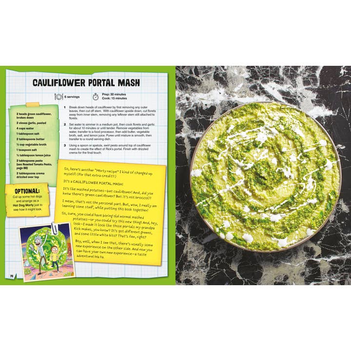 Insight Editions - Wholesale Cookbook - Rick and Morty: The Official Cookbook