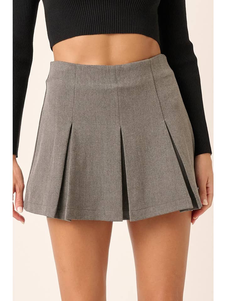 mittoshop - Vente Jupe-short – femme - JUPE-SHORT À DÉTAILS PLISSÉS